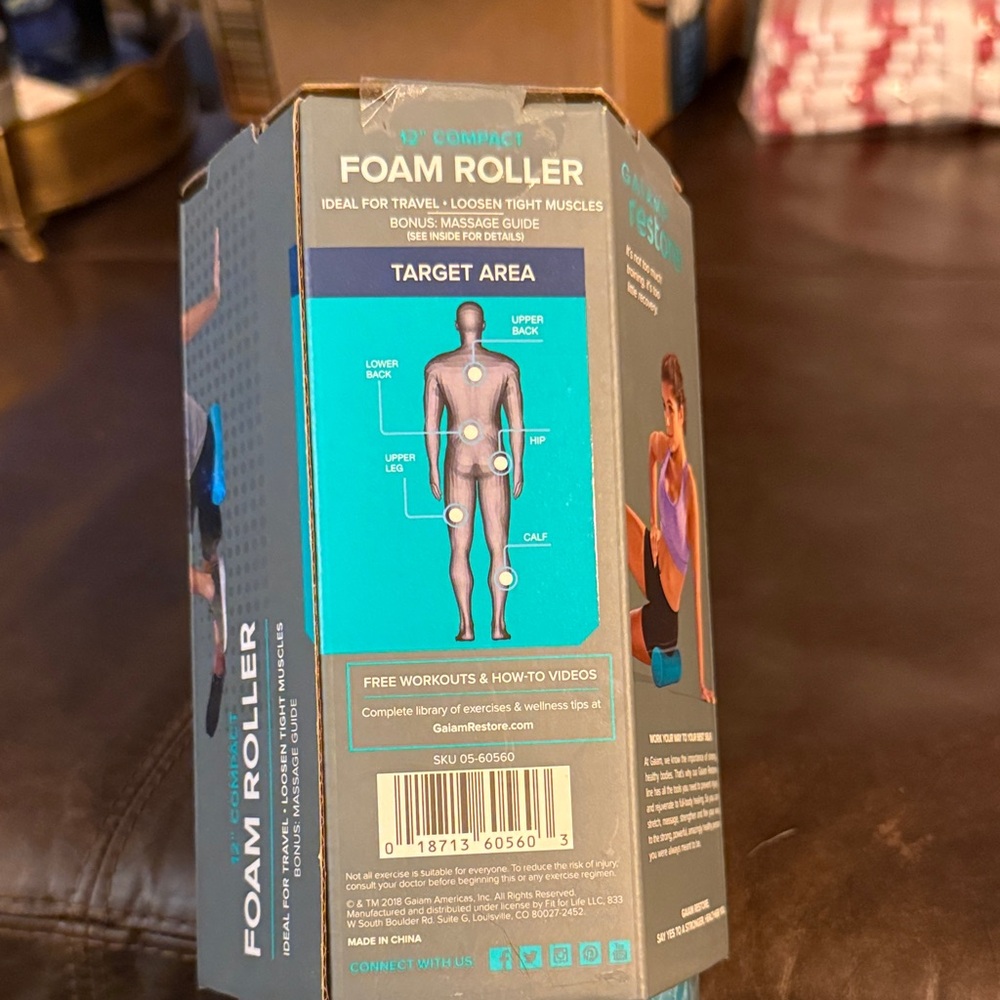 GAIAM Restore Aqua Foam Roller - Picture 2 of 6
